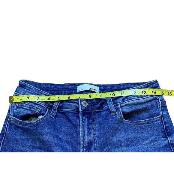 Vervet‎ Womens Blue Canyon Distressed High-Waisted Skinny Denim Jeans Size 30 - Picture 5 of 7